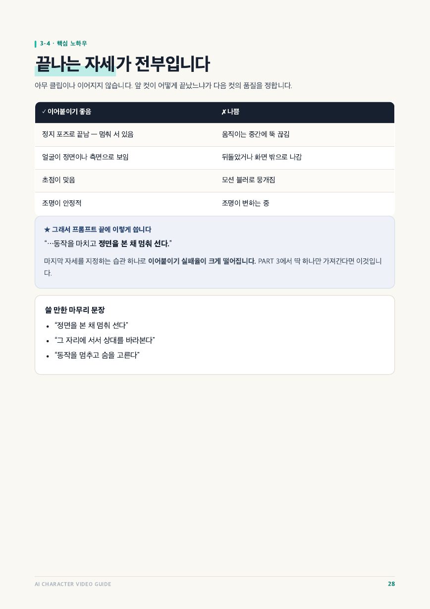 28쪽 끝나는 자세